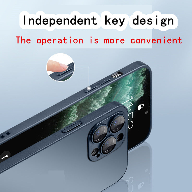 Matte Glass Case For iPhone