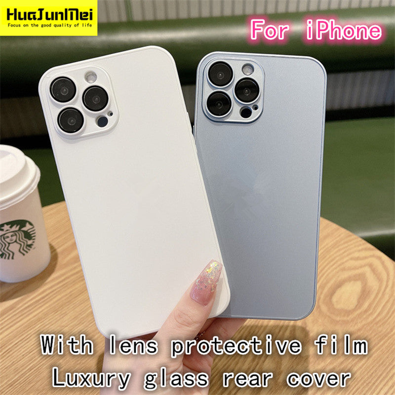Matte Glass Case For iPhone