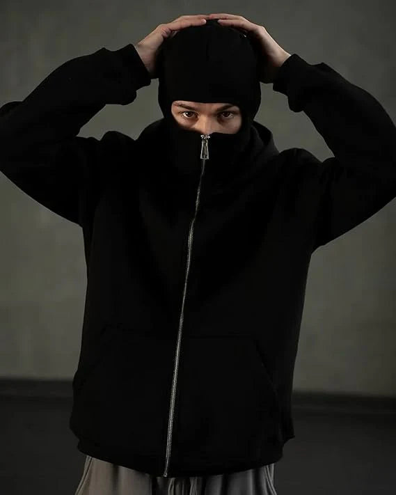 Cozy Ninja Zip-Up Hoodie